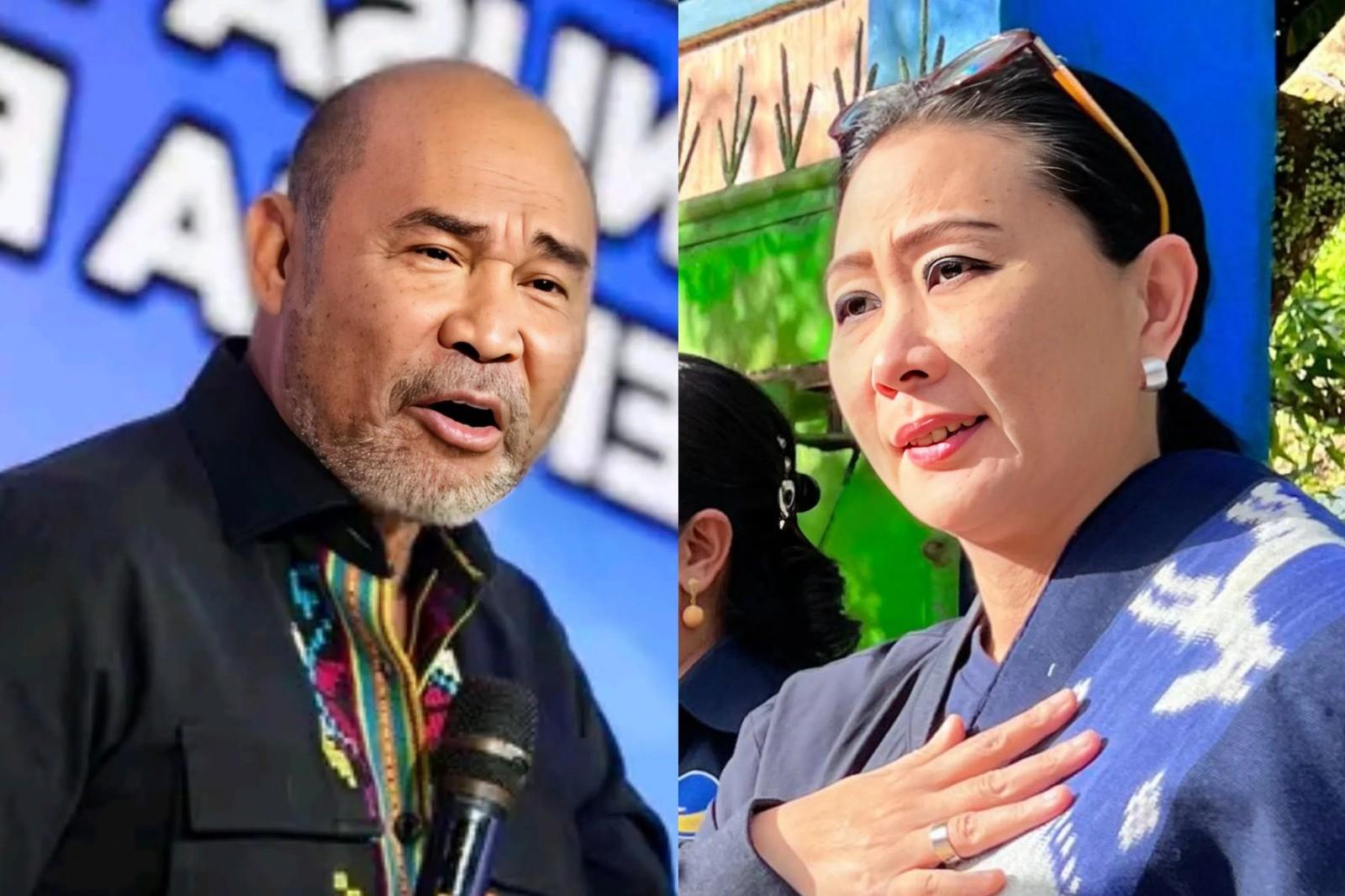 Viktor Bungtilu Laiskodat dan Julie Sutrisno Laiskodat (DH/Suarajarmas.id)