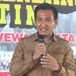 Wakil Bupati Sumba Barat Daya (SBD), Dominikus Alphawan Rangga Kaka, saat membuka Pra Musrenbang Stunting di Kecamatan Wewewa Selatan (Johan Sogara/Lintas Sumba)