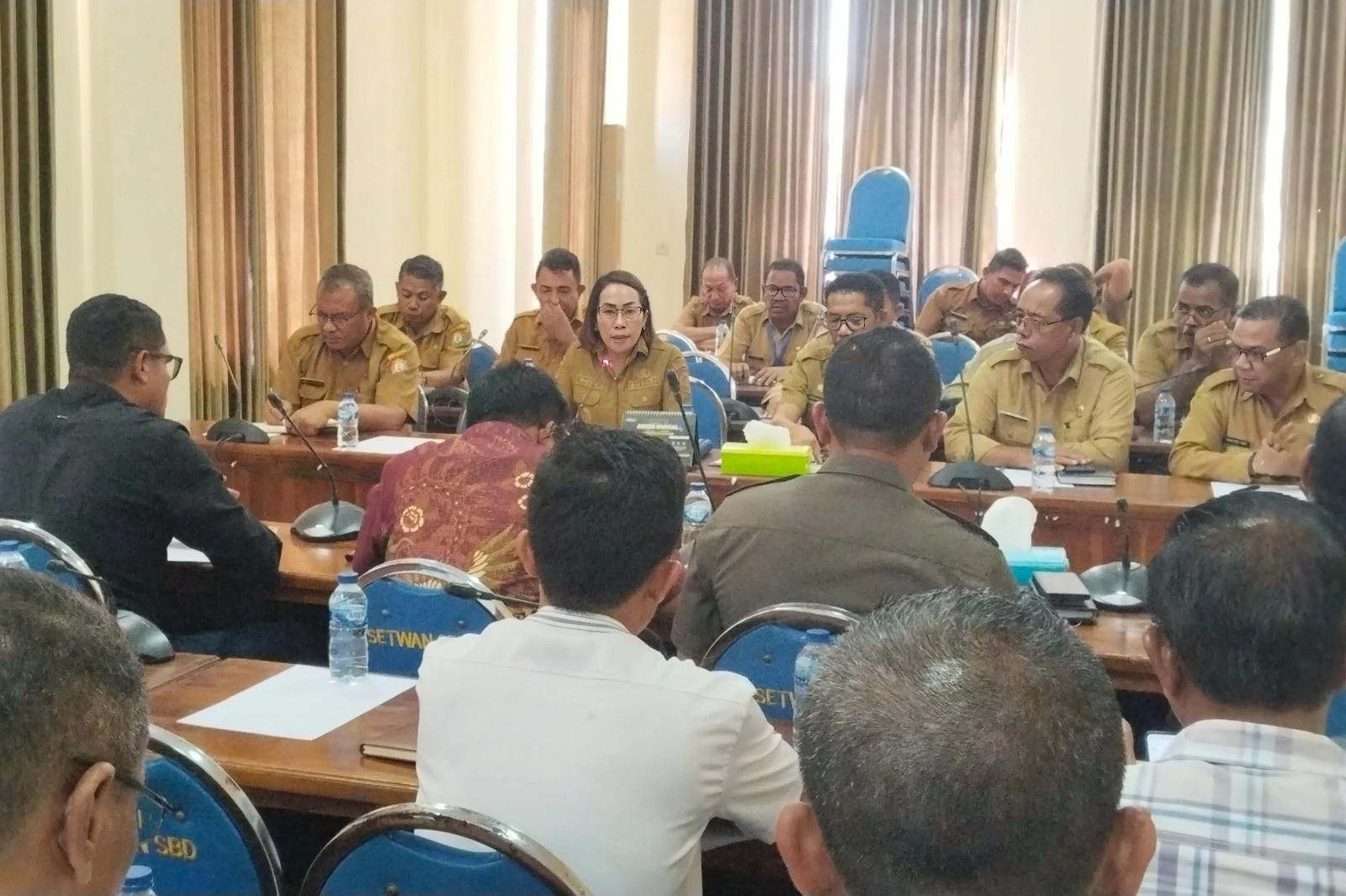 Rapat Badan Musyawarah DPRD Kabupaten Sumba Barat Daya (SBD) bersama Pemerintah (AH/Suarajarmas.id)
