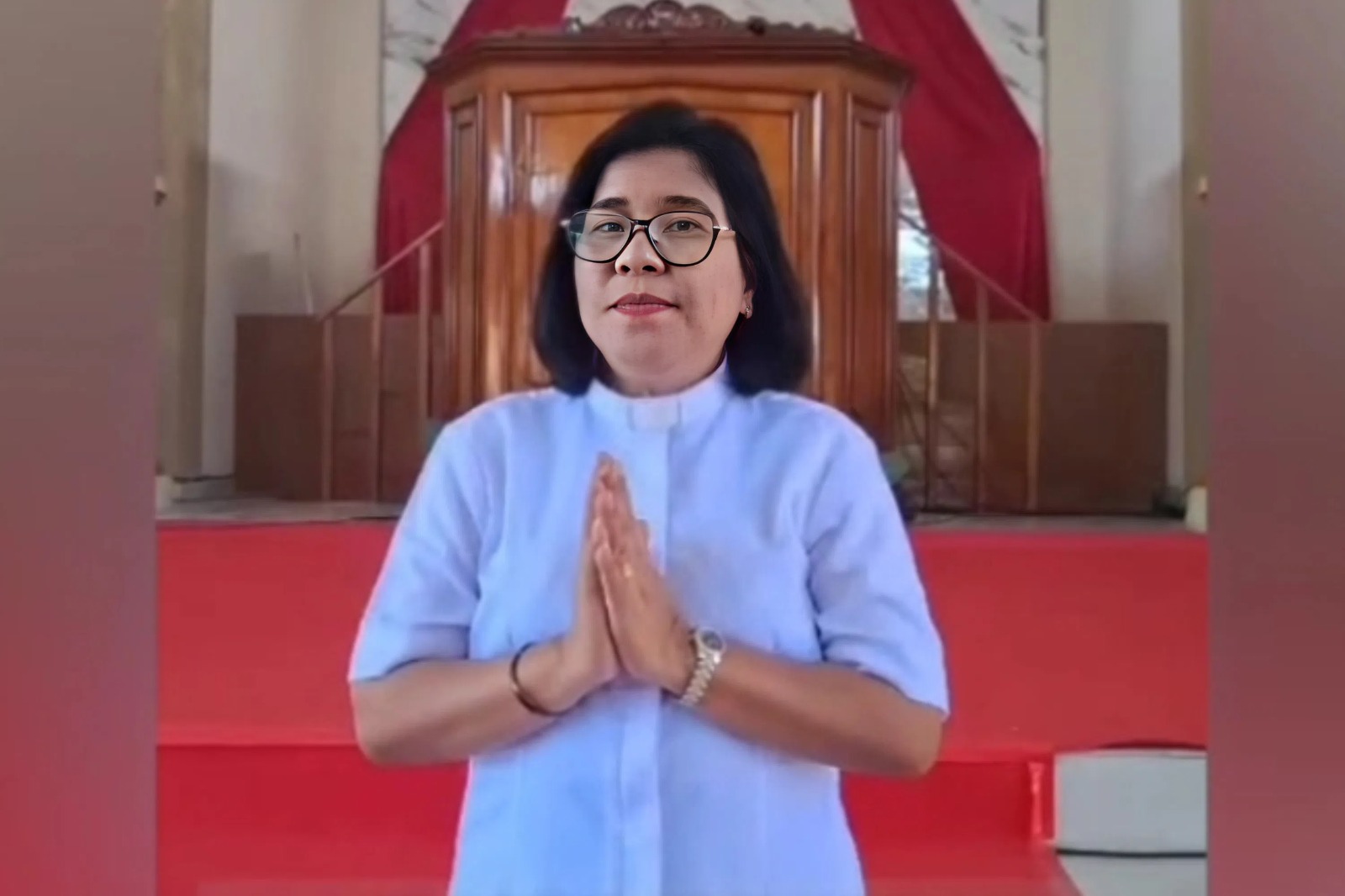 Ketua Perwakilan Sinode GKS Kabupaten Sumba Barat Daya (SBD), Pendeta Irene Takanjanji, S.Th (AH/Suarajarmas.id)