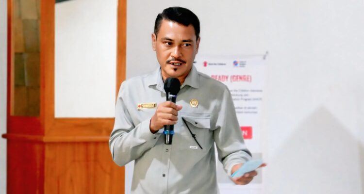 Ketua Komisi I DPRD SBD, Octavianus Dapa Talu, apresiasi Program GENRE dan mengajak semua pihak untuk mendukung program ini (AH/Suarajarmas.id)
