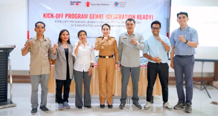 Kick Off Program Gendre (Generation Ready) dengan Pemerintah Kabupaten SBD. Acara ini dibuka langsung Bupati Ratu Ngadu Bonu Wulla (Johan Sogara/Lintas Sumba)