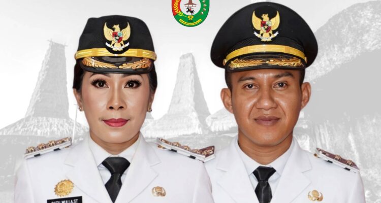 Bupati dan Wakil Bupati Sumba Barat Daya (SBD), Ratu Ngadu Bonu Wulla dan Dominikus Alphawan Rangga Kaka (Suarajarmas.id)