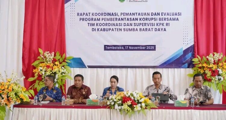 Rapat Koordinasi, Pemantauan, dan Evaluasi Program Pemberantasan Korupsi bersama Tim Koordinasi dan Supervisi (Korsup) Pencegahan Komisi Pemberantasan Korupsi (KPK) RI (Suarajarmas.id)