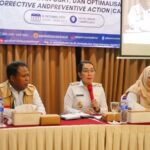 Bupati SBD, Ratu Ngadu Bonu Wulla, saat membuka dengan resmi Bimtek peningkatan penguatan pengendalian resistensi antimikrobadi Kabupaten SBD (Suarajarmas.id)