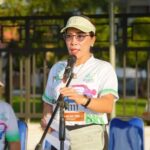 Bupati SBD, Ratu Ngadu Bonu Wulla, hadir langsung dan melepas peserta di garis start depan Rumah Jabatan Bupati SBD, Tambolaka (Suarajarmas.id)